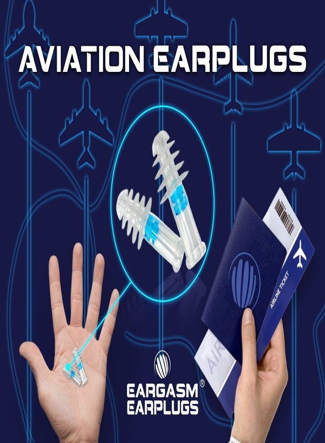 Eargasm Aviation Earplugs - Airplane Ear-Plugs for Ear Air Pressure Relief on Flights for Adults - High Altitude Air Travel Essential Earplugs for Men & Women for a Comfortable Trip - Image 5